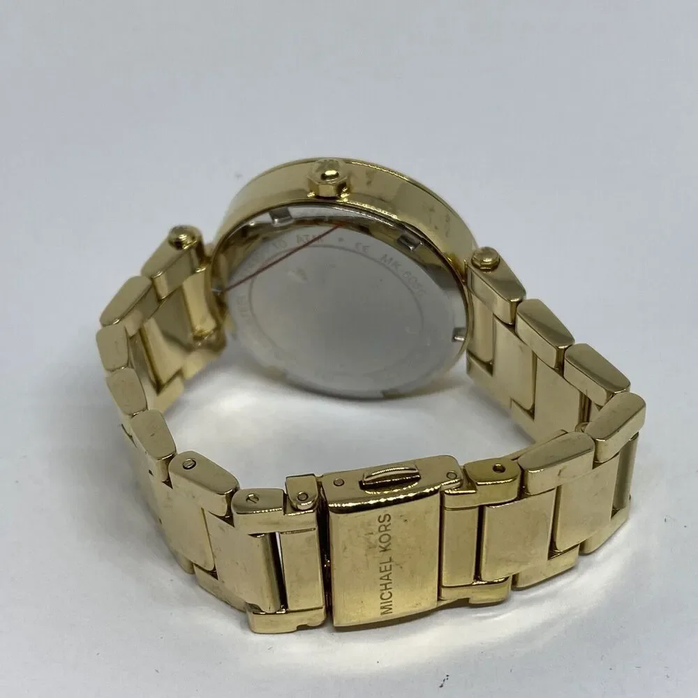 Michael Kors Parker MK6056 Women Stainless Steel Analog Dial Quartz Watch WO724 - Picture 10 of 12